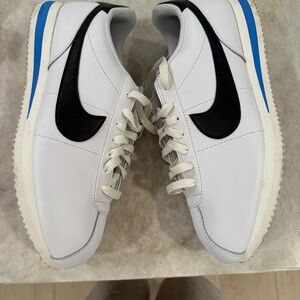 Mens Nike Cortez '23 'White Black Light Photo Blue Sail'